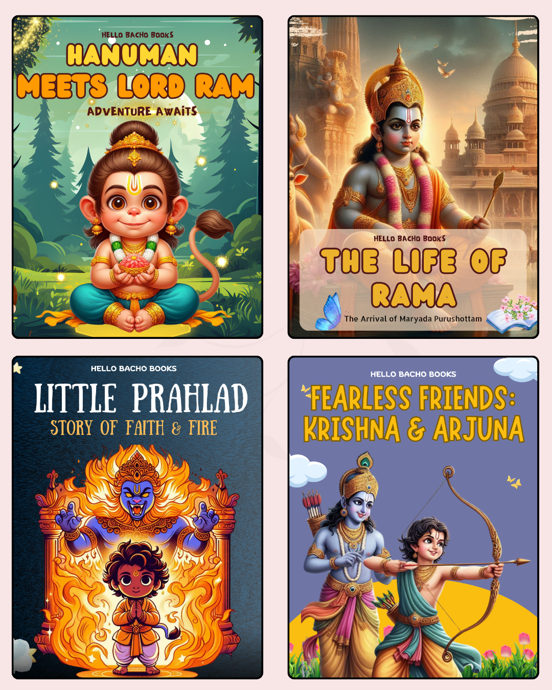 Spiritual Books for Little Legends- Pack of 4 | Mythology Tales