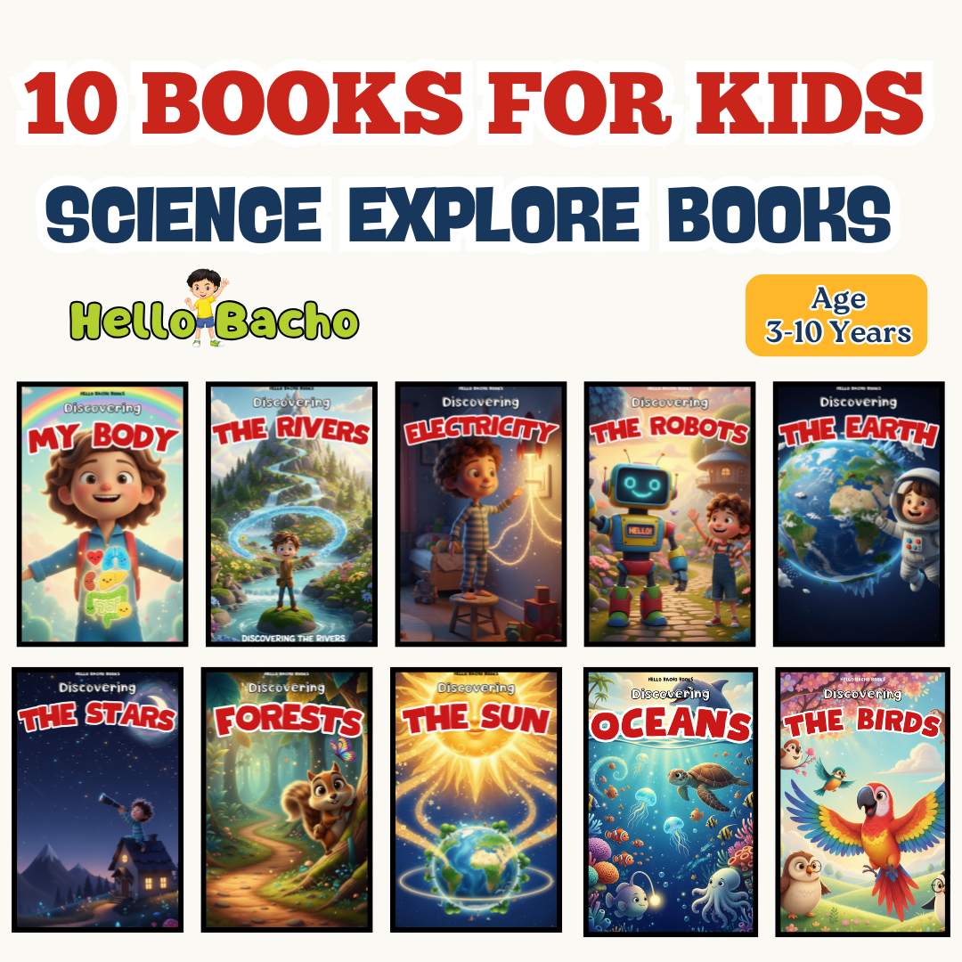 HelloBacho Discovering Series books to help kids learn about the Sun, seasons and harvest
