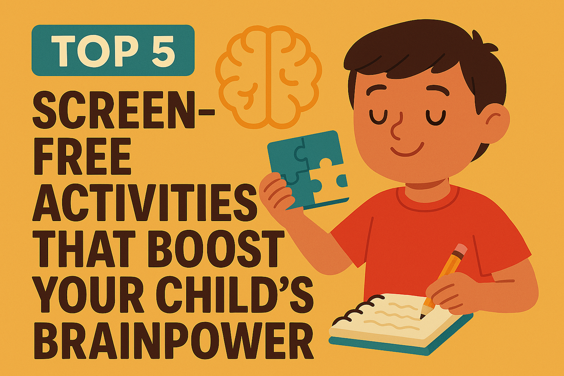 Top 5 Screen-Free Activities That Boost Your Child’s Brainpower
