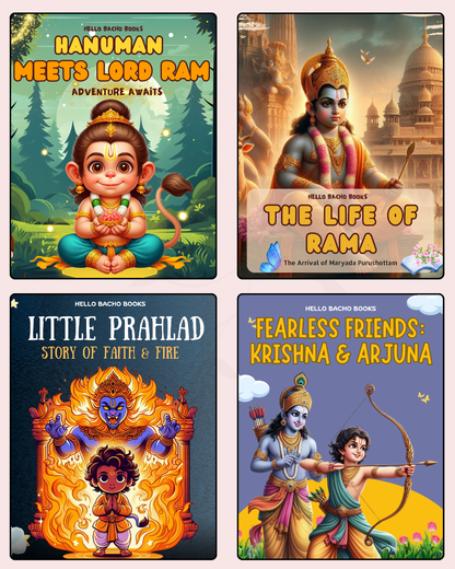 Spiritual Books for Little Legends- Pack of 4 | Mythology Tales