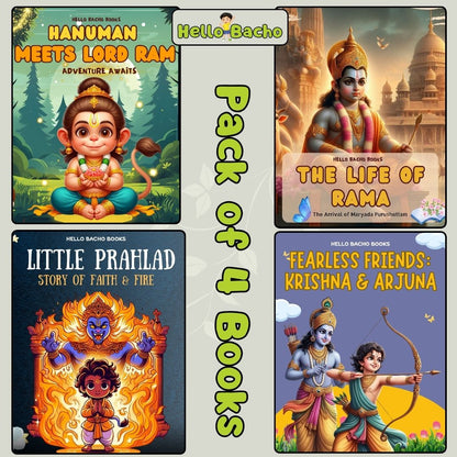 Kids Books for Our Child- Pack of 4 | Spiritual Stories
