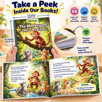 Moral Panchatantra Stories Books- Pack of 10 Books (100 Stories)