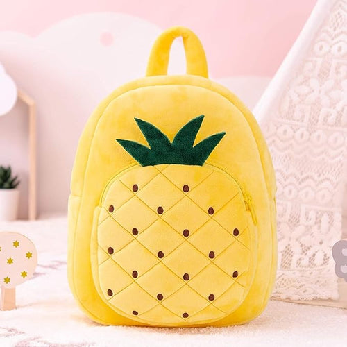 Pineapple Plush Bag for Boys and Girls - (2-6) Years