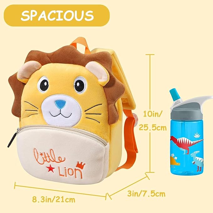 Lion Plush Bag for Boy and Girl- (2-6) Years