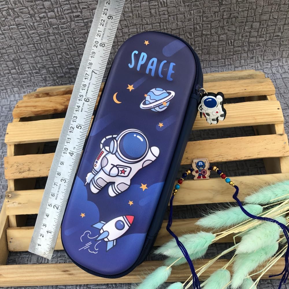 3D Cover Space Astronaut Pencil Case