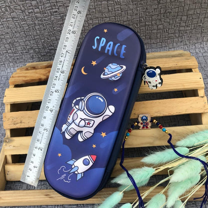 3D Cover Space Astronaut Pencil Case