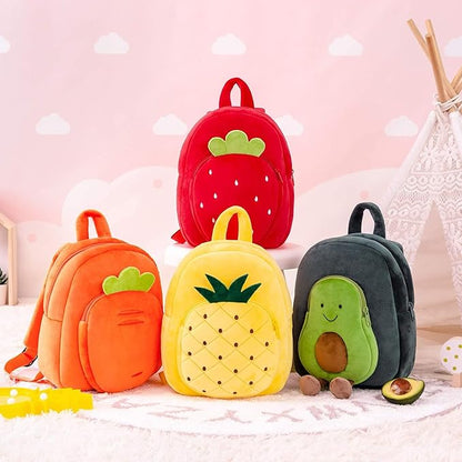 Pineapple Plush Bag for Boys and Girls - (2-6) Years