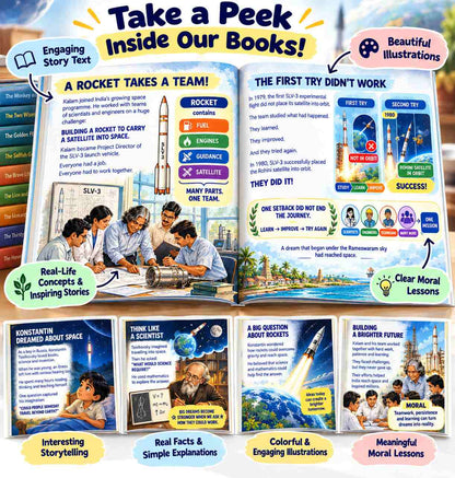 Scientist Stories- Pack of 10 Books (100 Stories)