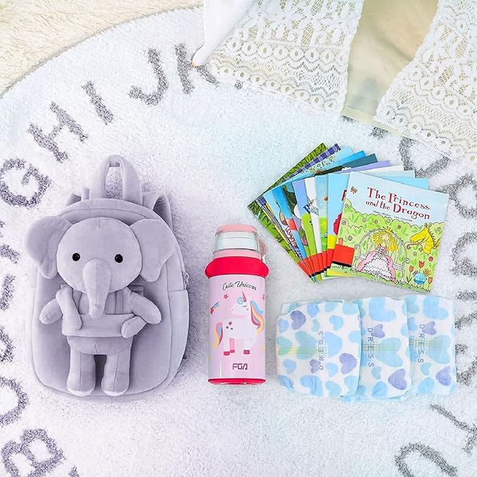 Elephant Plush Bag for Baby Boy & Girl- (2-6 Years)