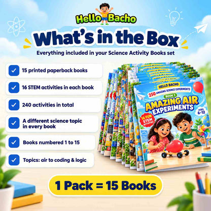 Science Activities for Kids - Pack of 15 Books