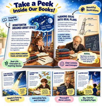 Scientist Story Books- Pack of 10 Books