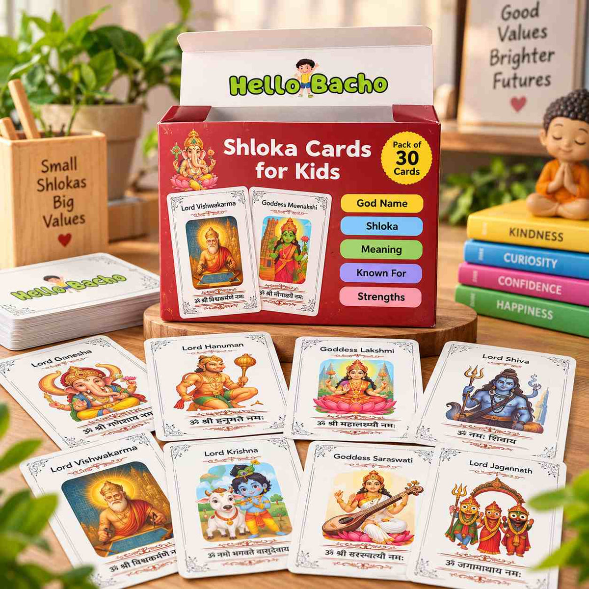 Kids Shloka Flash Cards- Pack of 30 Cards