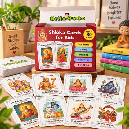 Kids Shloka Flash Cards- Pack of 30 Cards