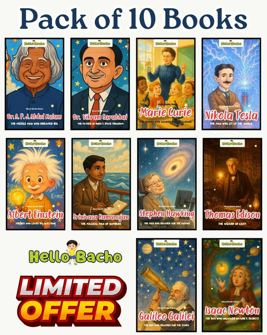 Scientist Story Books- Pack of 10 Books