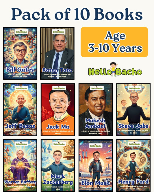 Top Businessman Series- Pack of 10 Books