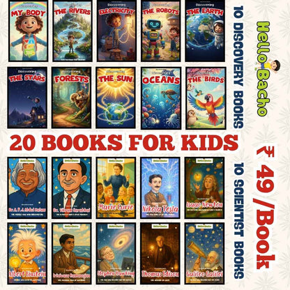 Scientist Series (10 Books)+ Discovery Series (10 Books) - Pack of 20 Books