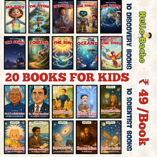 Scientist Series (10 Books)+ Discovery Series (10 Books) - Pack of 20 Books