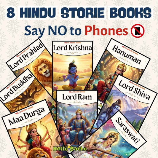 Hindu Story Books Bundle (Pack of 8)