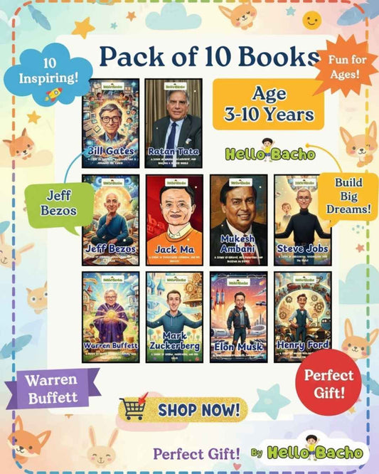 Top Businessman Series- Pack of 10 Books
