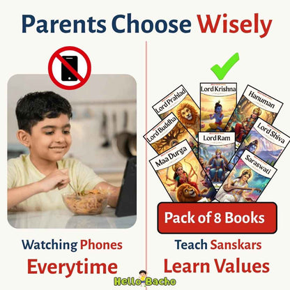 Hindu Story Books Bundle (Pack of 8)