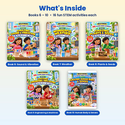 Science Activities for Kids - Pack of 15 Books