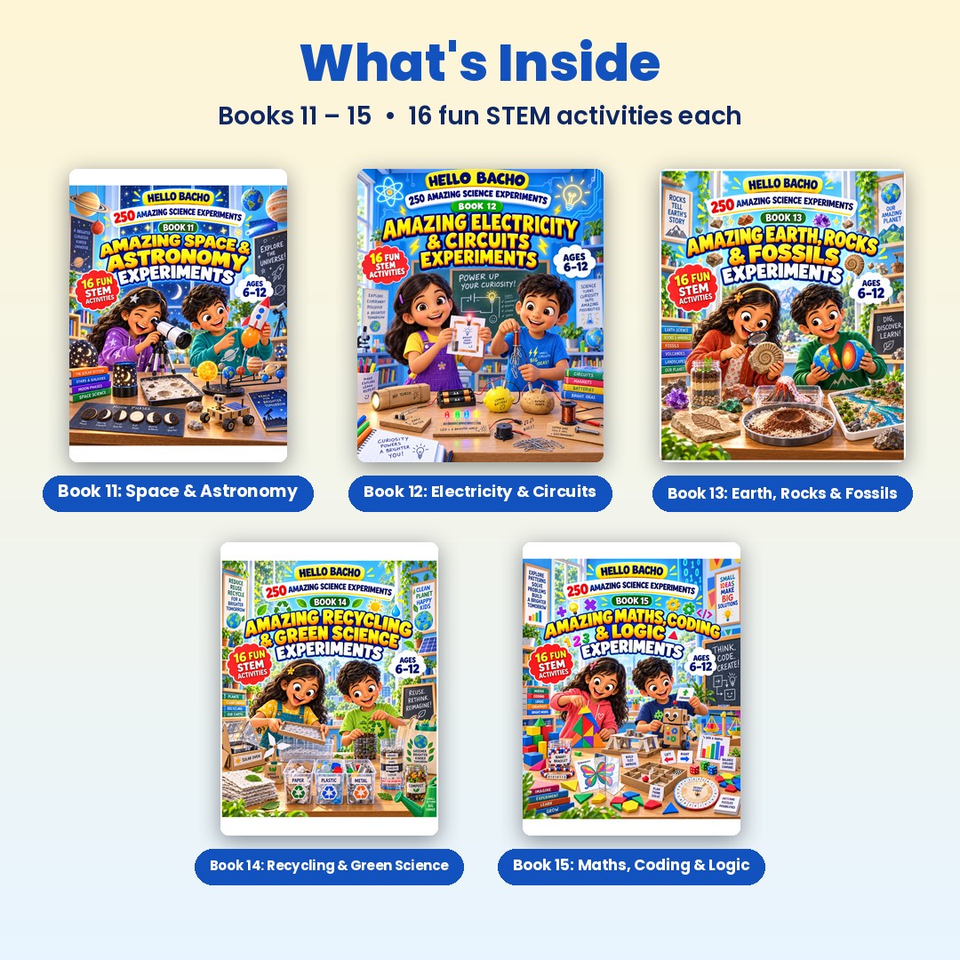 Science Activities for Kids - Pack of 15 Books