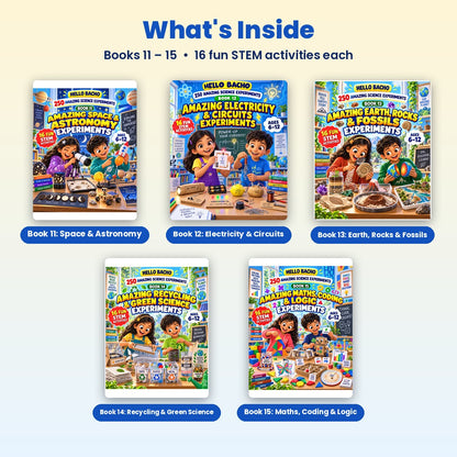 Science Activities for Kids - Pack of 15 Books