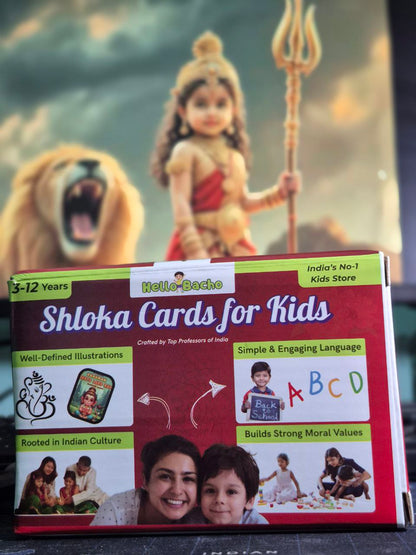 Hindu Shloka+Gods Cards for Kids – Set of 30 Cards
