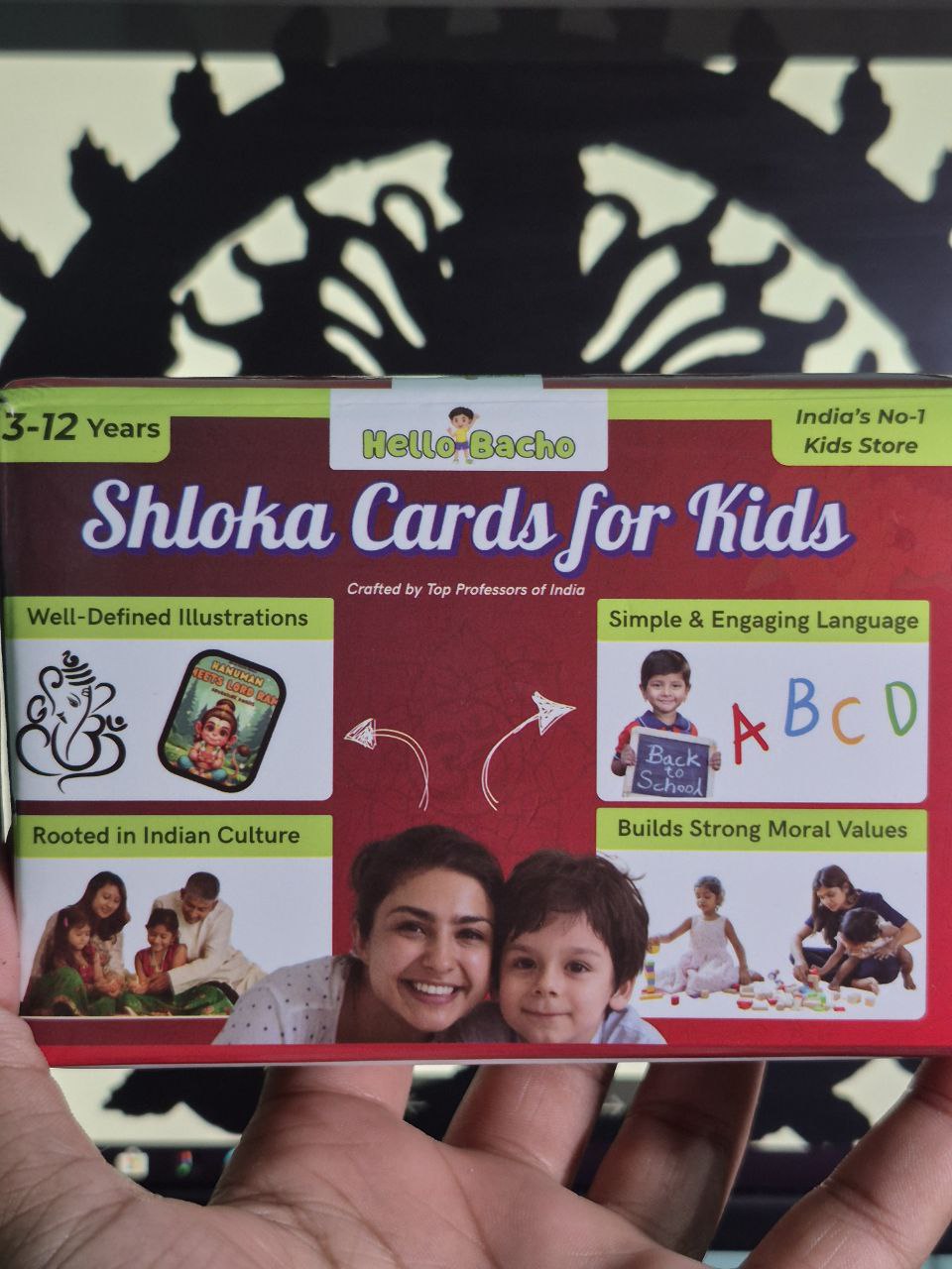 Hindu Shloka+Gods Cards for Kids – Set of 30 Cards