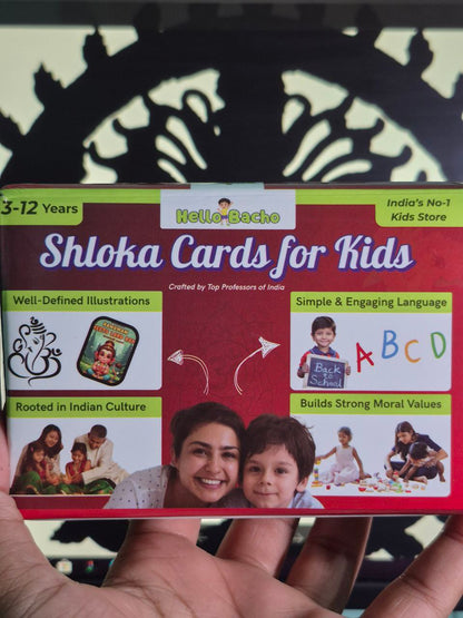 Hindu Shloka+Gods Cards for Kids – Set of 30 Cards