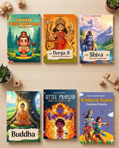 Hindu Story Books Bundle - Pack of 8 Books