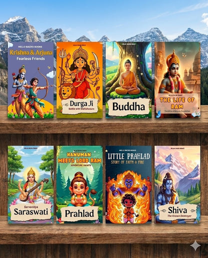 Hindu Story Books Bundle - Pack of 8 Books
